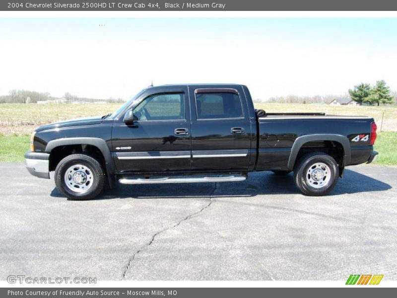 Black / Medium Gray 2004 Chevrolet Silverado 2500HD LT Crew Cab 4x4