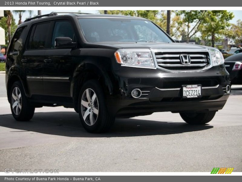 Crystal Black Pearl / Black 2013 Honda Pilot Touring