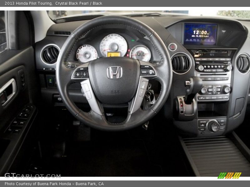 Crystal Black Pearl / Black 2013 Honda Pilot Touring
