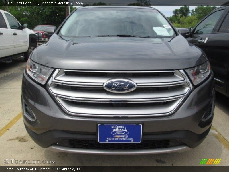 Magnetic Metallic / Ebony 2015 Ford Edge SEL