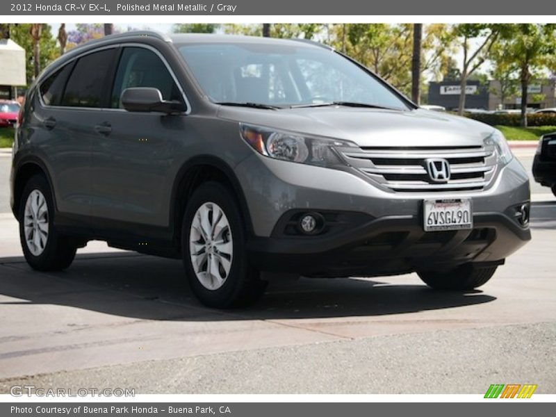 Polished Metal Metallic / Gray 2012 Honda CR-V EX-L