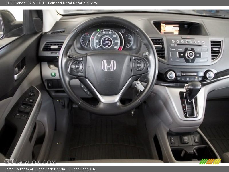 Polished Metal Metallic / Gray 2012 Honda CR-V EX-L