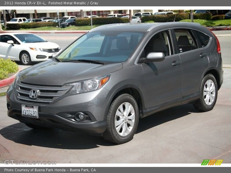 Polished Metal Metallic / Gray 2012 Honda CR-V EX-L