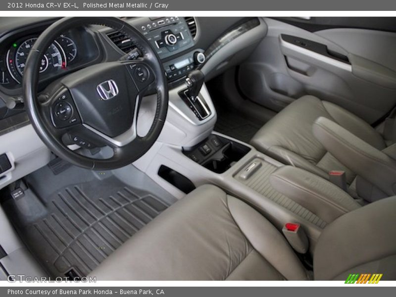 Polished Metal Metallic / Gray 2012 Honda CR-V EX-L