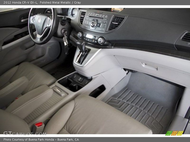 Polished Metal Metallic / Gray 2012 Honda CR-V EX-L
