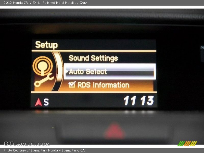 Polished Metal Metallic / Gray 2012 Honda CR-V EX-L