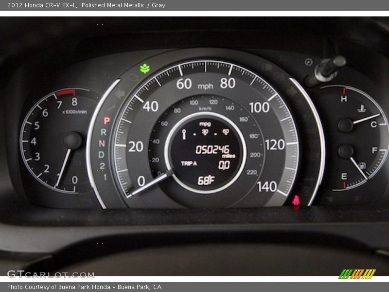 Polished Metal Metallic / Gray 2012 Honda CR-V EX-L