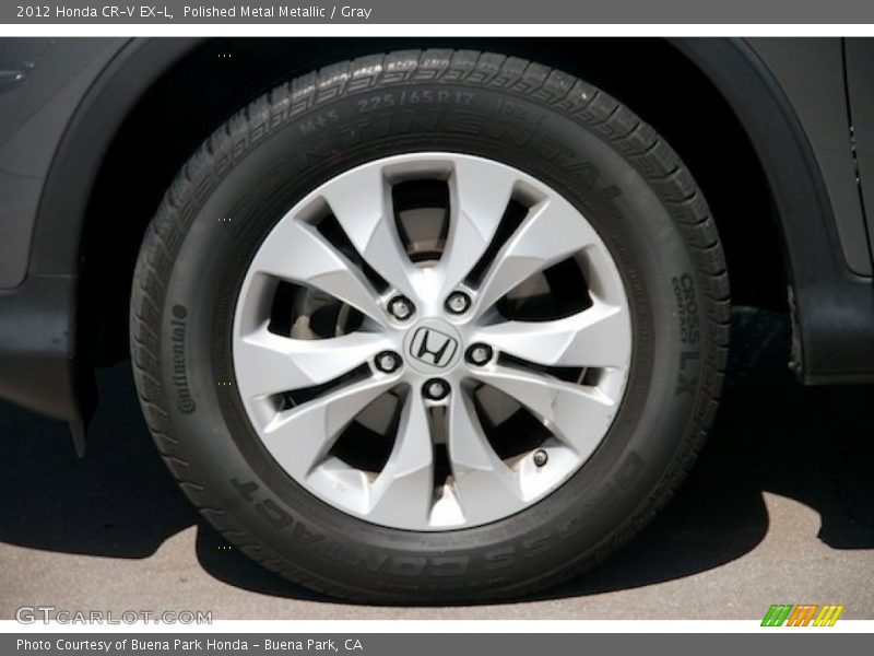 Polished Metal Metallic / Gray 2012 Honda CR-V EX-L