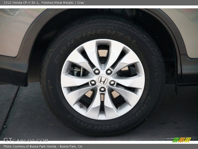 Polished Metal Metallic / Gray 2012 Honda CR-V EX-L