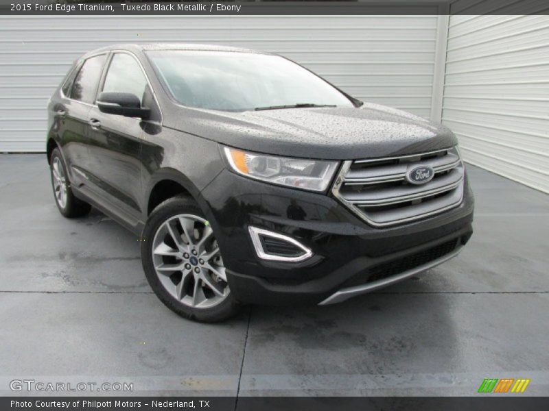 Tuxedo Black Metallic / Ebony 2015 Ford Edge Titanium