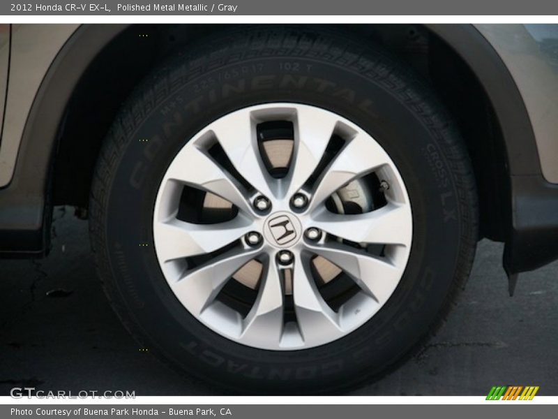 Polished Metal Metallic / Gray 2012 Honda CR-V EX-L