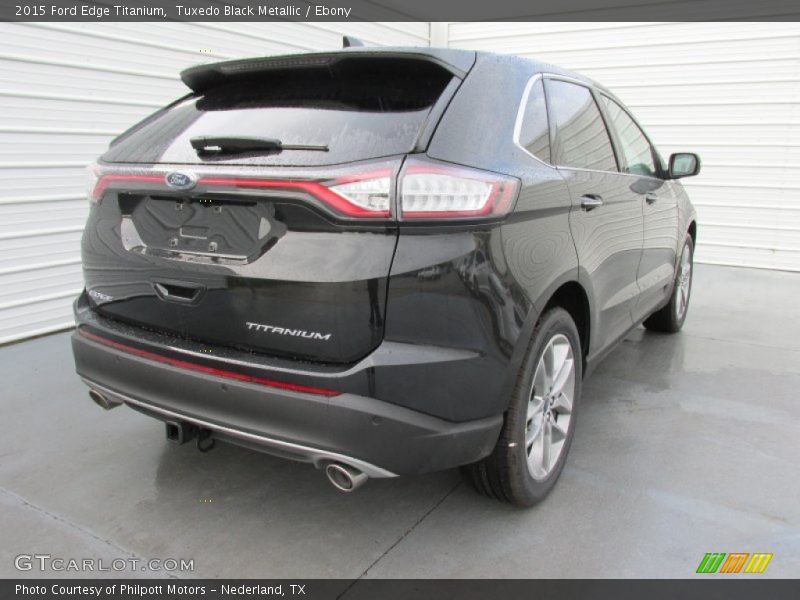 Tuxedo Black Metallic / Ebony 2015 Ford Edge Titanium