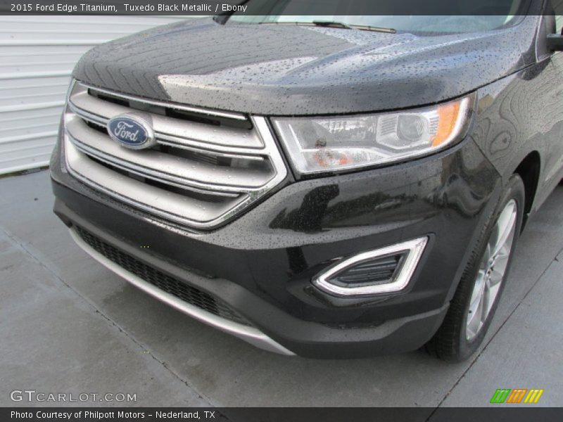 Tuxedo Black Metallic / Ebony 2015 Ford Edge Titanium