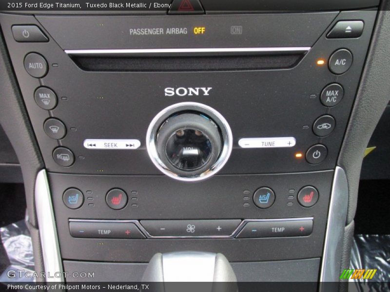 Controls of 2015 Edge Titanium