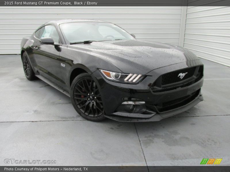 Black / Ebony 2015 Ford Mustang GT Premium Coupe