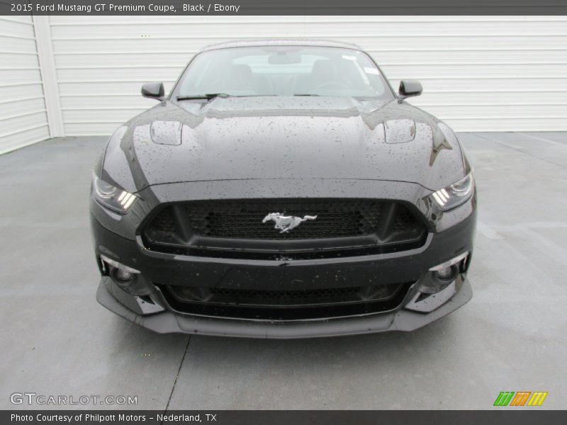 Black / Ebony 2015 Ford Mustang GT Premium Coupe