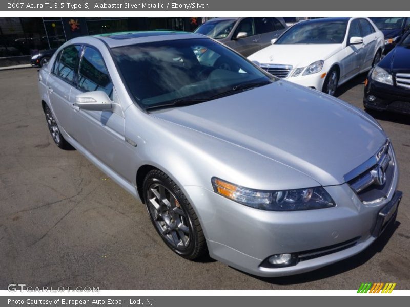Alabaster Silver Metallic / Ebony/Silver 2007 Acura TL 3.5 Type-S