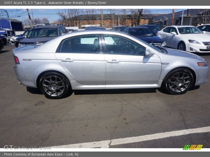 Alabaster Silver Metallic / Ebony/Silver 2007 Acura TL 3.5 Type-S