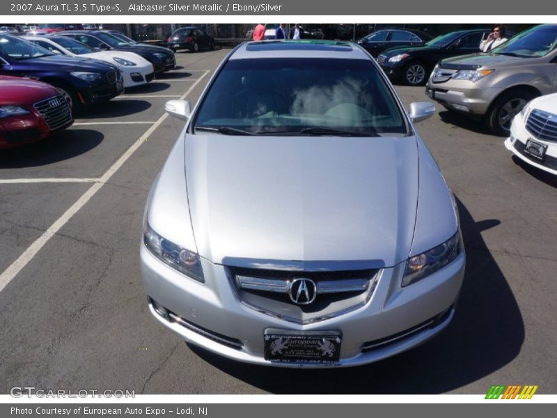 Alabaster Silver Metallic / Ebony/Silver 2007 Acura TL 3.5 Type-S