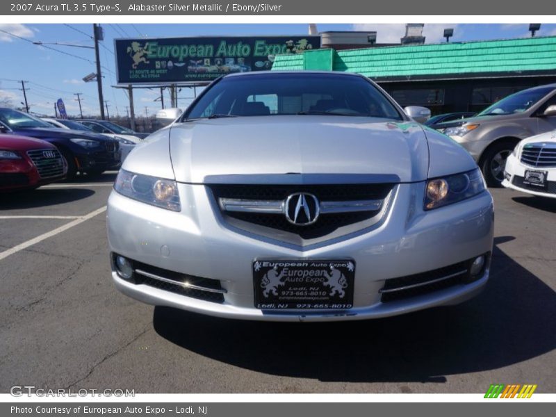 Alabaster Silver Metallic / Ebony/Silver 2007 Acura TL 3.5 Type-S