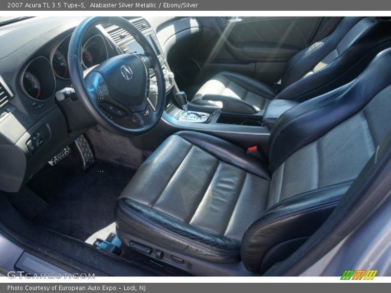Alabaster Silver Metallic / Ebony/Silver 2007 Acura TL 3.5 Type-S