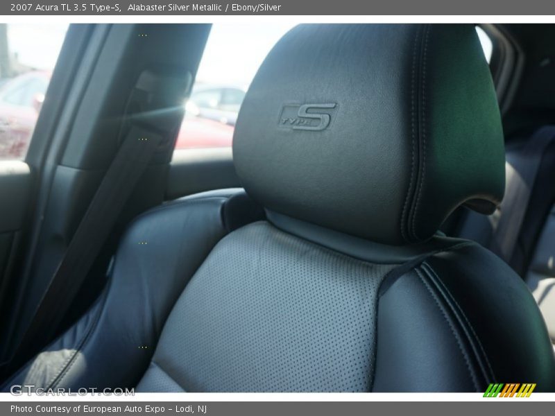 Alabaster Silver Metallic / Ebony/Silver 2007 Acura TL 3.5 Type-S