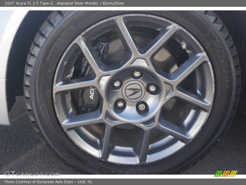 Alabaster Silver Metallic / Ebony/Silver 2007 Acura TL 3.5 Type-S