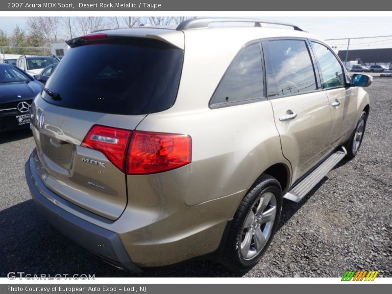 Desert Rock Metallic / Taupe 2007 Acura MDX Sport