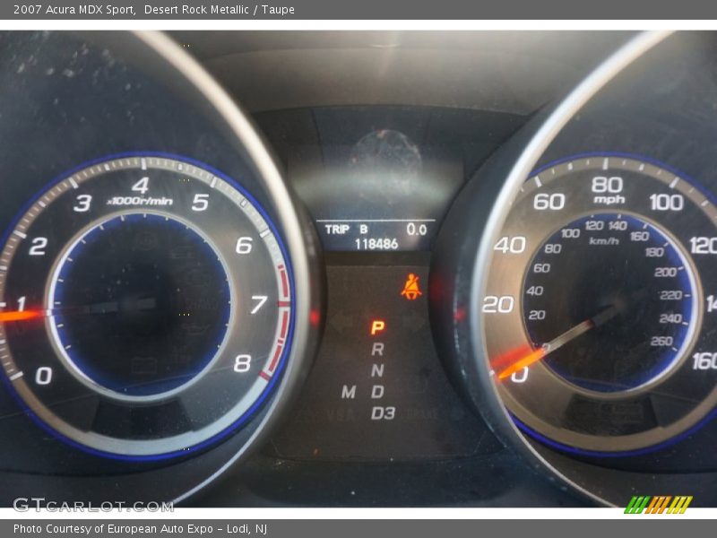 Desert Rock Metallic / Taupe 2007 Acura MDX Sport
