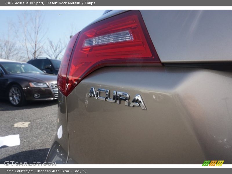 Desert Rock Metallic / Taupe 2007 Acura MDX Sport
