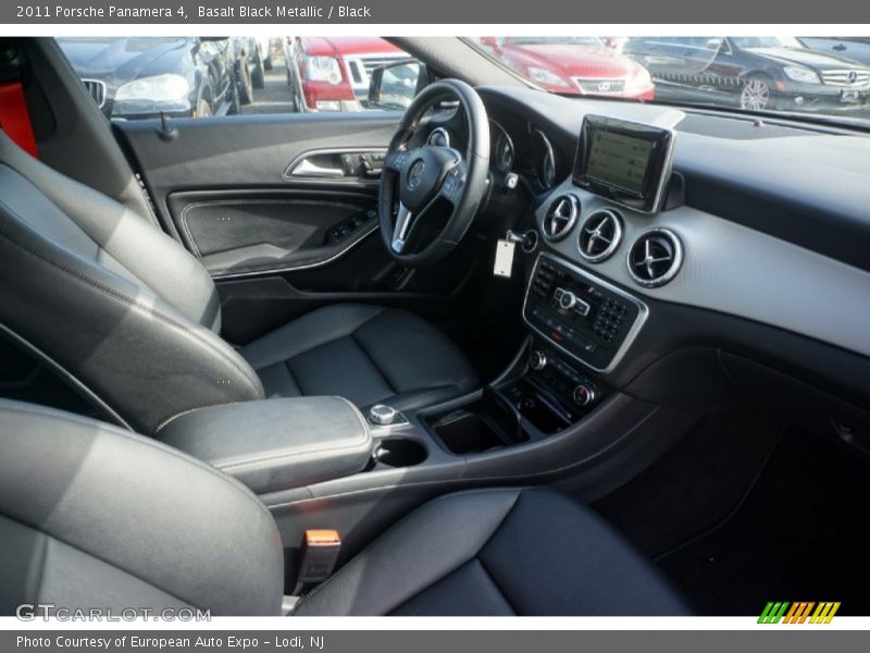 Basalt Black Metallic / Black 2011 Porsche Panamera 4