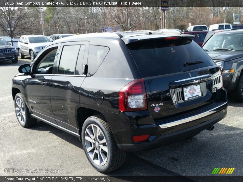 Black / Dark Slate Gray/Light Pebble Beige 2015 Jeep Compass Limited 4x4