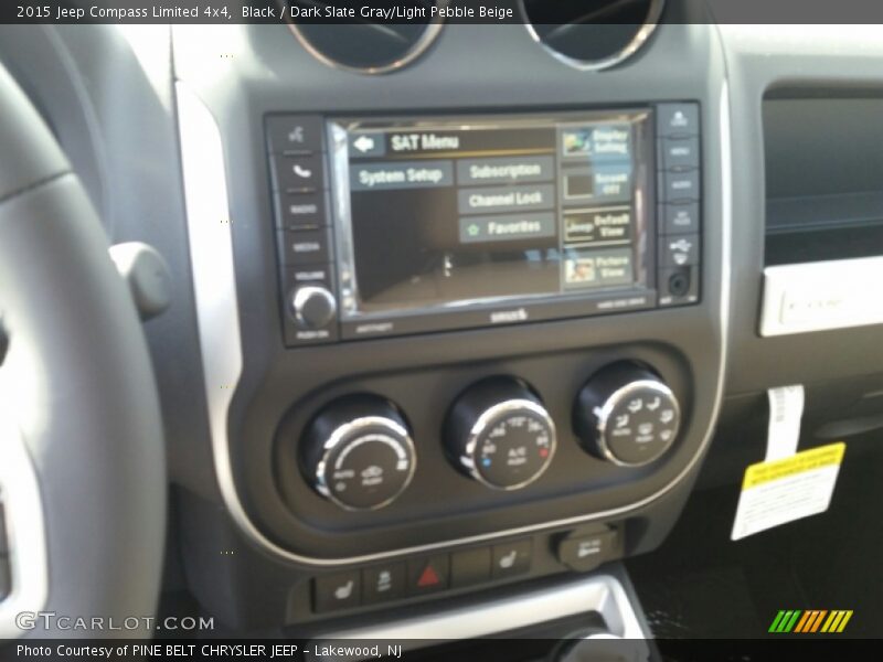 Black / Dark Slate Gray/Light Pebble Beige 2015 Jeep Compass Limited 4x4