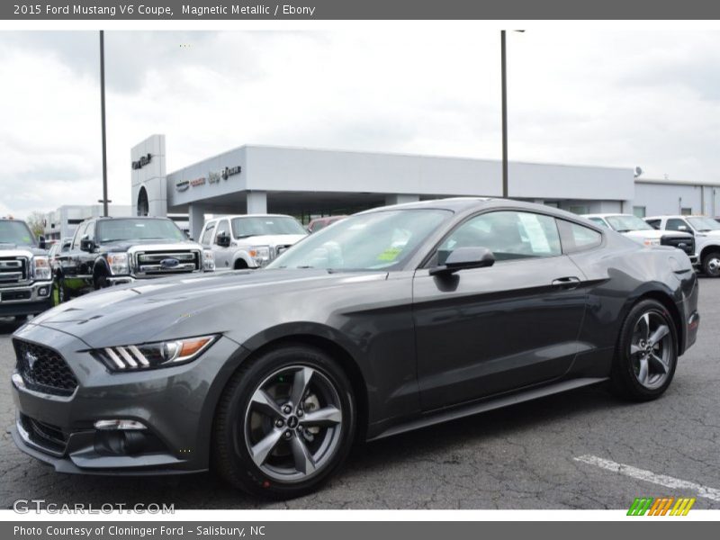 Magnetic Metallic / Ebony 2015 Ford Mustang V6 Coupe