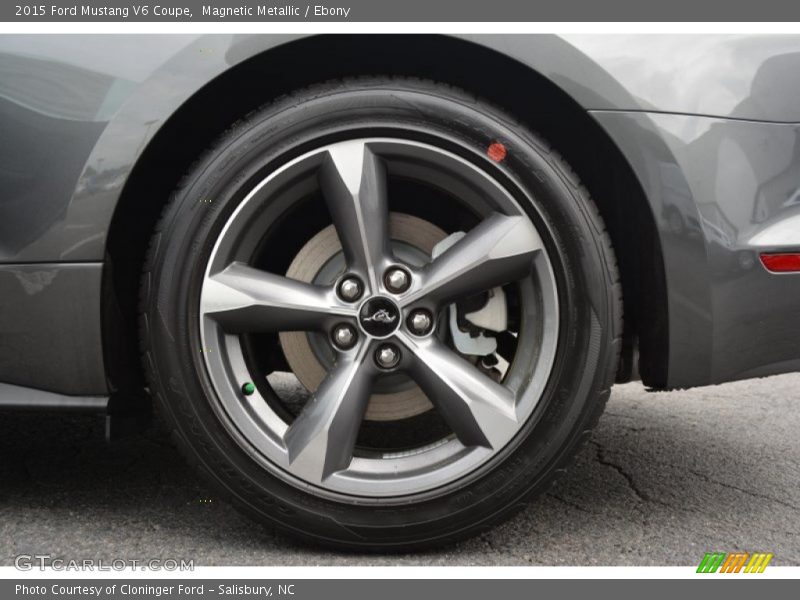 Magnetic Metallic / Ebony 2015 Ford Mustang V6 Coupe