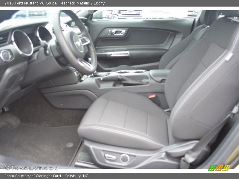 Magnetic Metallic / Ebony 2015 Ford Mustang V6 Coupe