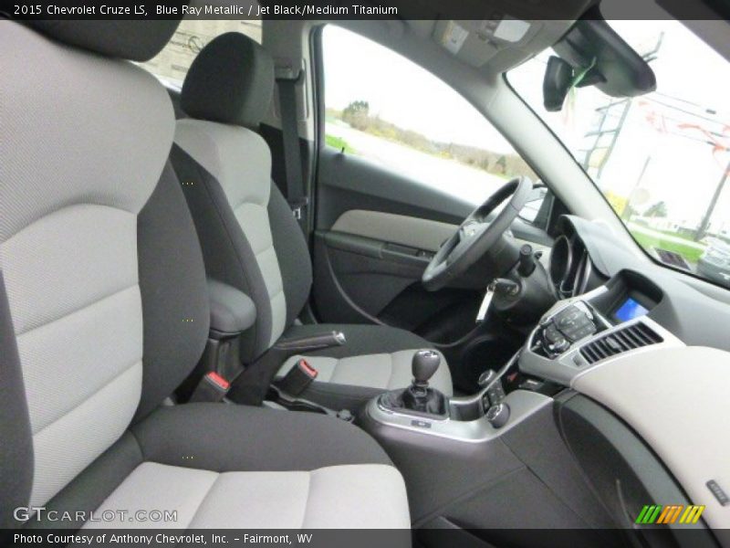 Blue Ray Metallic / Jet Black/Medium Titanium 2015 Chevrolet Cruze LS