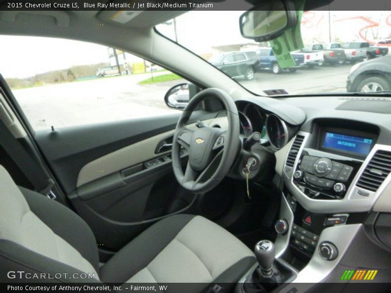 Blue Ray Metallic / Jet Black/Medium Titanium 2015 Chevrolet Cruze LS