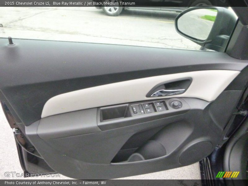 Blue Ray Metallic / Jet Black/Medium Titanium 2015 Chevrolet Cruze LS
