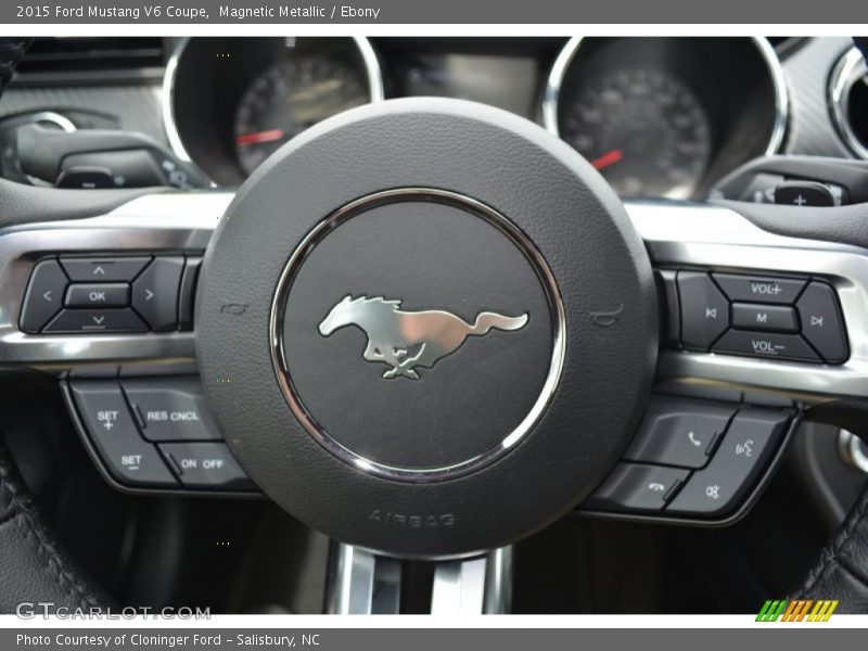 Magnetic Metallic / Ebony 2015 Ford Mustang V6 Coupe