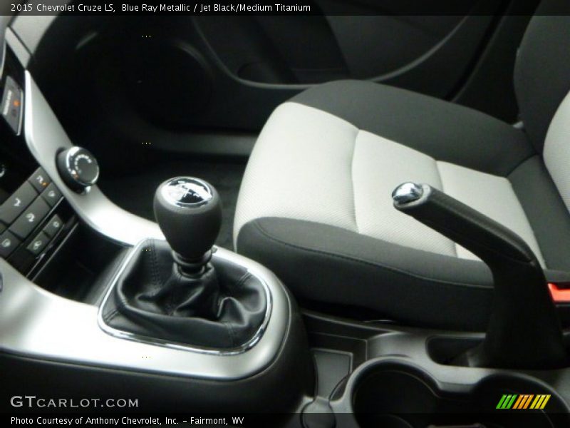 Blue Ray Metallic / Jet Black/Medium Titanium 2015 Chevrolet Cruze LS