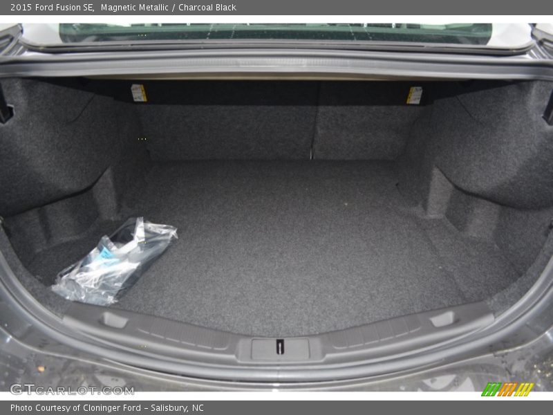 Magnetic Metallic / Charcoal Black 2015 Ford Fusion SE