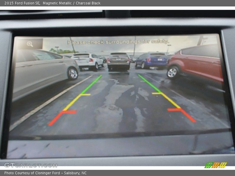 Magnetic Metallic / Charcoal Black 2015 Ford Fusion SE