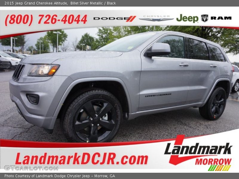 Billet Silver Metallic / Black 2015 Jeep Grand Cherokee Altitude
