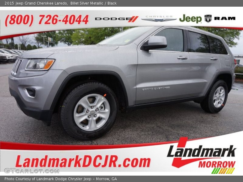 Billet Silver Metallic / Black 2015 Jeep Grand Cherokee Laredo