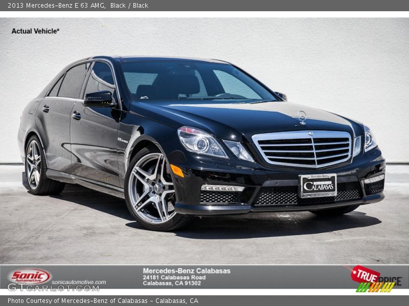 Black / Black 2013 Mercedes-Benz E 63 AMG