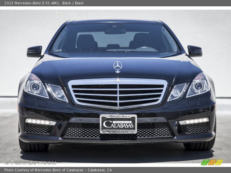 Black / Black 2013 Mercedes-Benz E 63 AMG