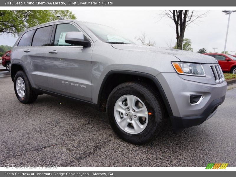 Billet Silver Metallic / Black 2015 Jeep Grand Cherokee Laredo