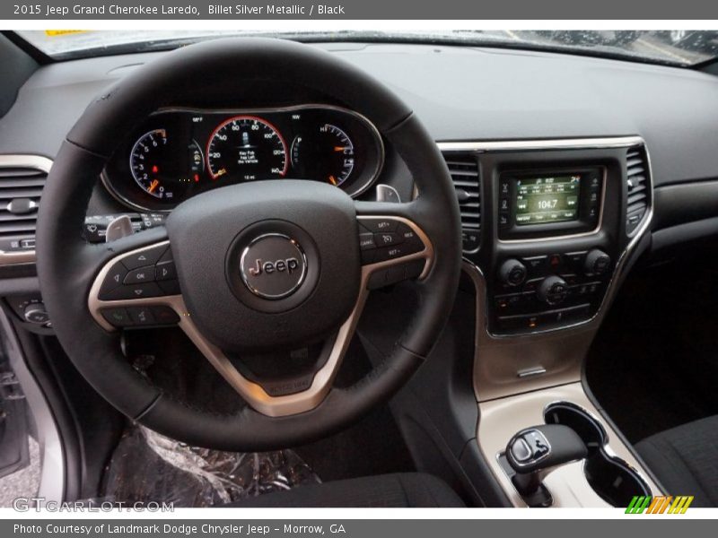 Billet Silver Metallic / Black 2015 Jeep Grand Cherokee Laredo