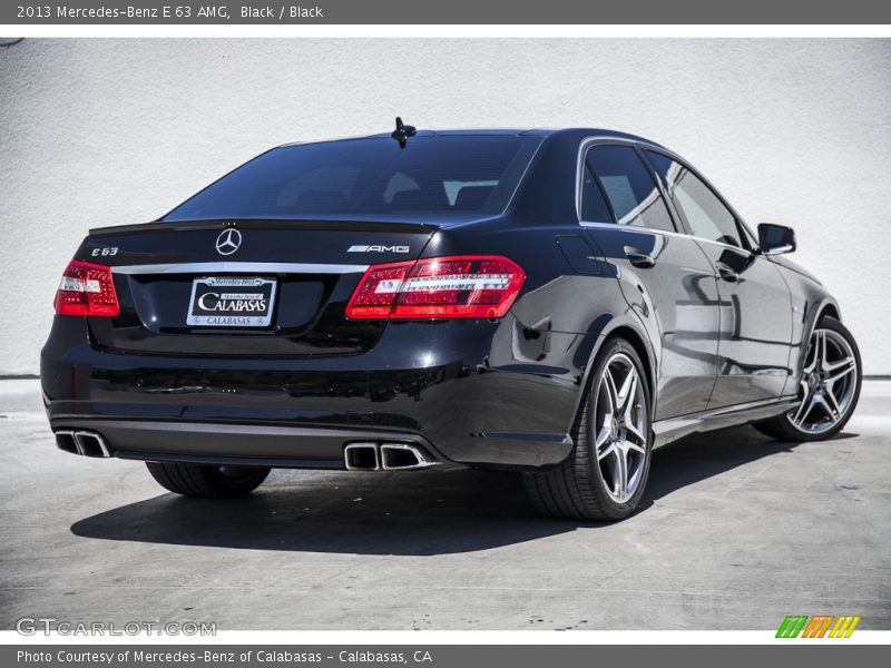 Black / Black 2013 Mercedes-Benz E 63 AMG